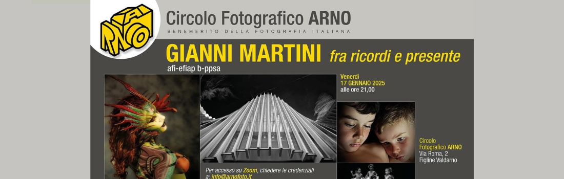 Serata con il socio Gianni Martini